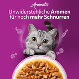WHISKAS Comida húmeda aromática para gatos en salsa 40 x 85g Selección de pescado