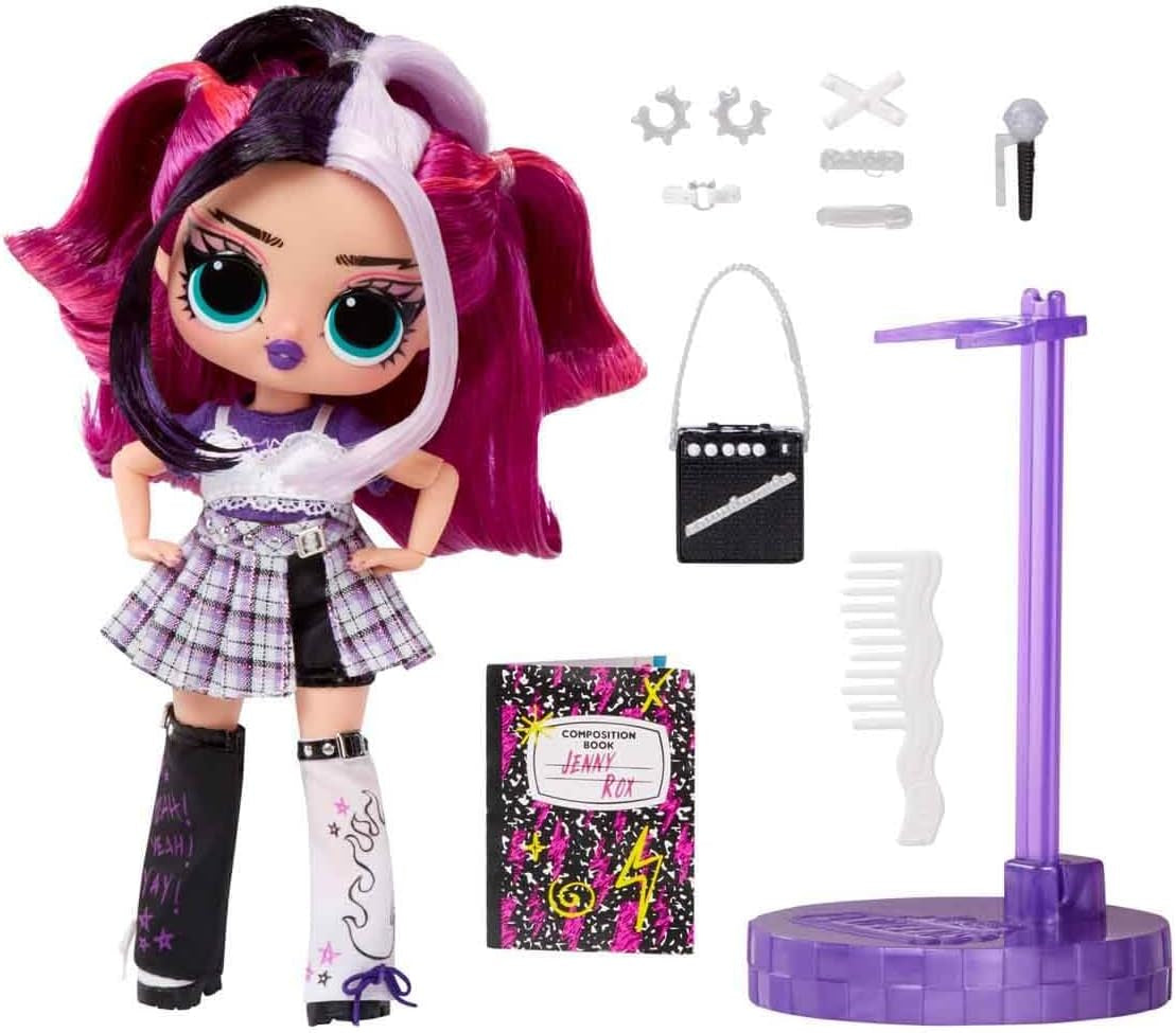 Jajaja ¡Sorpresa! Muñeca de moda preadolescente Serie 4 - Jenny Rox - Desempaqueta 15 fabulosas sorpresas y accesorios - Gran regalo para niños de 4 años en adelante