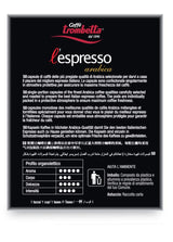Caffè TROMBETTA L'Espresso, Italian Kaffee Nespresso compatible Kapseln. Aus 100% Arábica con einem vollmundigen und körperreichen - 50 Kapseln, 50 Stück (paquete de 1)