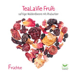 Tealavie - Té para niños sin azúcar - Fresas silvestres y ruibarbo (200 g) Tealavie Fruit - Té de frutas a granel