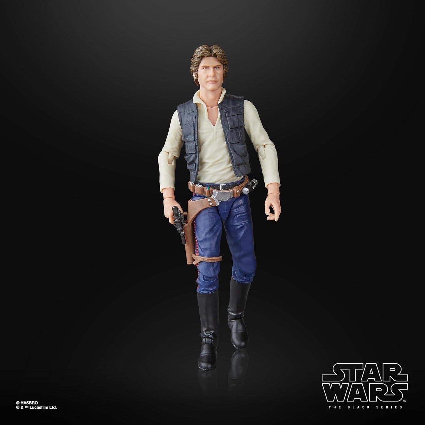 Star Wars The Black Series Han Solo, Star Wars: Una Esperanza Figura de acción coleccionable premium (15 cm) Figuras de acción Naty Shop