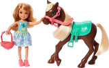 Barbie GHV78 - Club Chelsea Playset con muñeca y caballo, aprox. Muñecas Bebé Rubia de 15 cm con Moda y Accesorios Regalo Juguete para Muñecas Bebé de 3 a 7 años Naty Shop Single