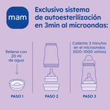 MAM Set Recién Nacido, Set de Regalo, compuesto por: 2 x Biberones anticólicos 160 ml, 1 x Biberón anticólicos 260 ml, 1 x Chupete Original Start, 1 x Broche para chupete, a partir de 0 meses, Neutro