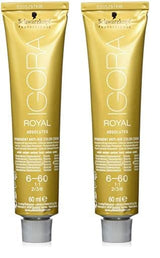 Tinte para el cabello Igora Royal Absolute Age Blend, 7-560 Rubio chocolate dorado medio, 60 ml Naty Shop Tinte para el cabello 6-60 Rubio oscuro chocolate natural 60 ml (paquete de 2)