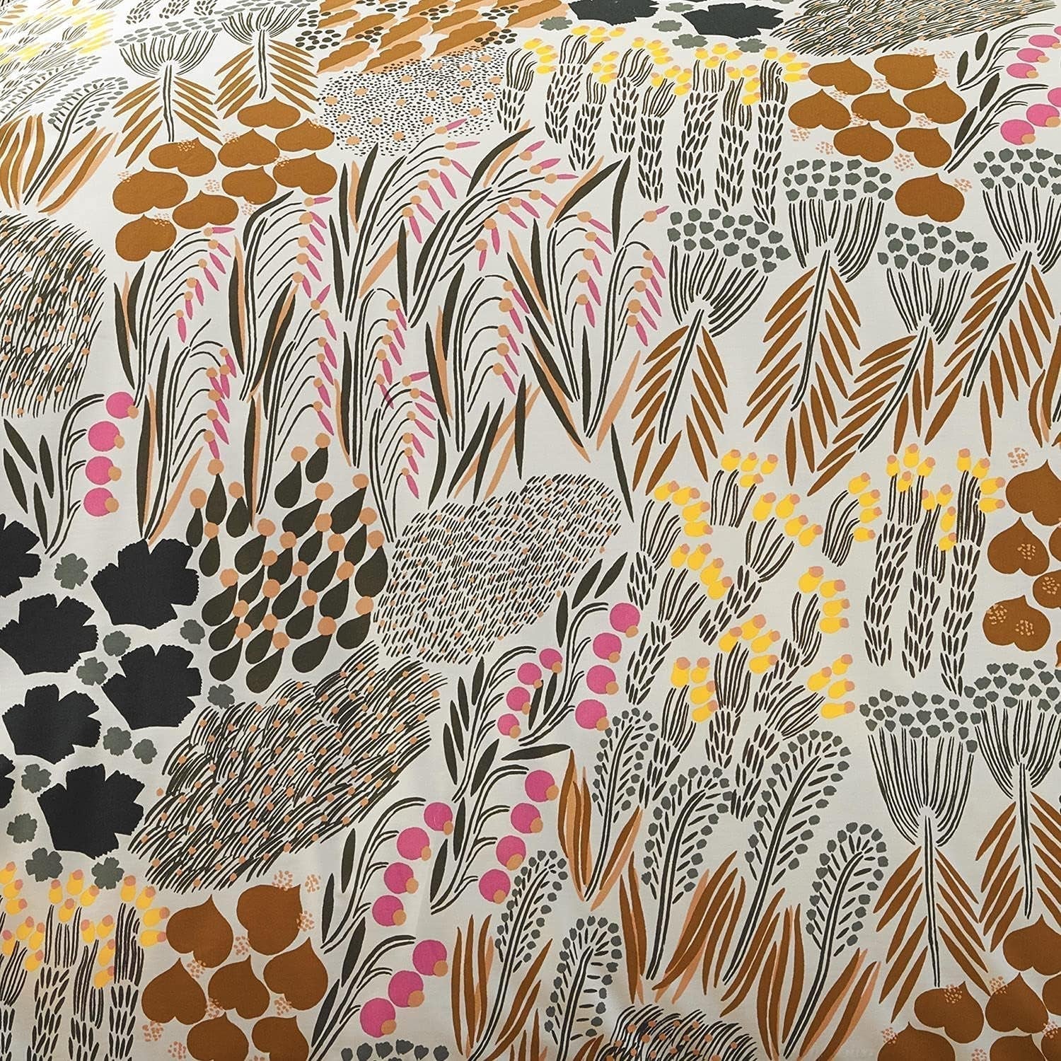 MARIMEKKO Juego de ropa de cama Queen, ropa de cama de percal de algodón con fundas de almohada a juego, decoración del hogar durante todo el año (Pieni Letto, multicolor, cama tamaño queen) Naty Shop Edredones y edredones