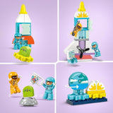LEGO DUPLO Transbordador espacial 3 en 1 Juego espacial de muchas aventuras Cohete de juguete para niños Juguete científico de construcción Desarrollo temprano de habilidades motoras Regalo para niños de 3 años 10422 Juegos de construcción Beuche den LEGO-Store