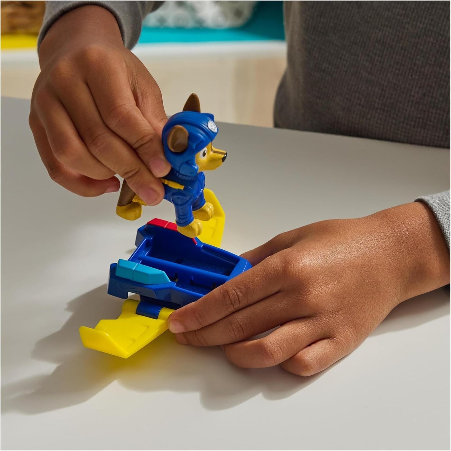 PAW PATROL Chase Action Pup Mini avión de rescate con alas plegables, juguete para niños de 3 años, figuras de acción Naty Shop