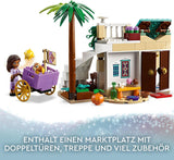 LEGO 43223 Disney Wish Asha en la ciudad de Rosas, Set de Película Wish con Mercado, Mini Muñeca Asha, Valentino como Cabra de Juguete y Figuras de Estrella, Regalo para Niños de 6 Años, Sets de Construcción para Niñas y Niños Besuche den LEGO-Store