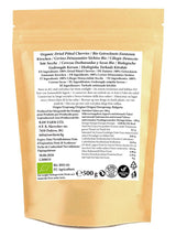 500 g de cerezas ecológicas deshidratadas, sin hueso, sin aditivos, edulcorantes ni conservantes Productos deshidratados Naty Shop
