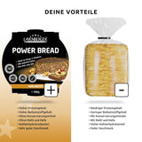 Layenberger Prower Bread Walnut, Eiweiß- Und Ballaststoffquelle, Ohne Konservierungsmittel, Ohne Hefe, Ohne Mehl, Mit 14G Protein Pro 100G, (1 X 500G) Mezcla para hornear y cocinar Naty Shop