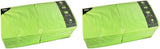 250 servilletas, 3 capas, pliegue 1/4, 33 cm x 33 cm, verde manzana (paquete de 2)
