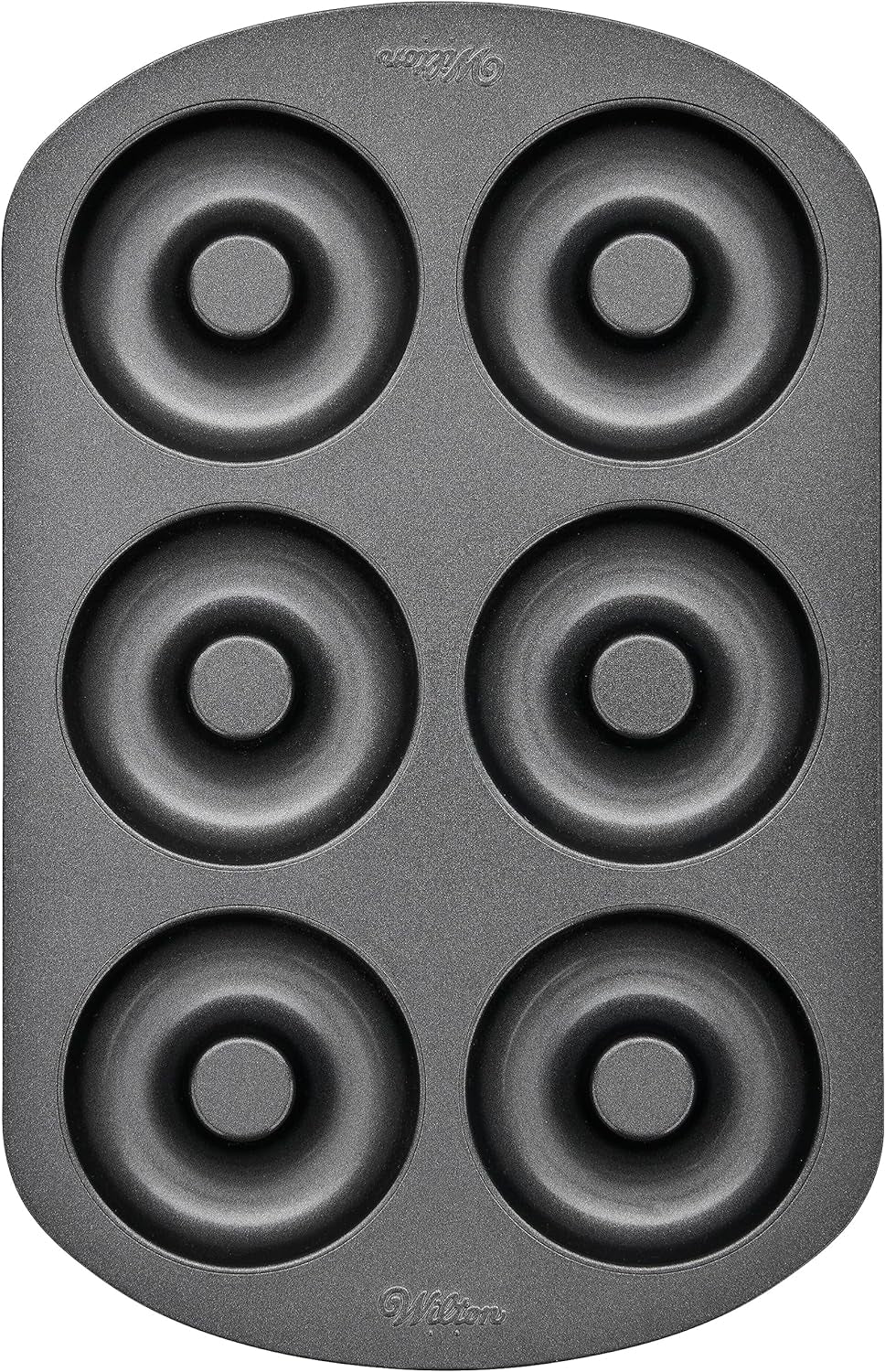 Wilton Donut-Backform Mit 12 Mulden Donutform, Hochwertige Donut Backform Mit Antihaftbeschichtung Für 12 Mini-Donuts, Spülmaschinenfest Moldes y bandejas para hornear Naty Shop L