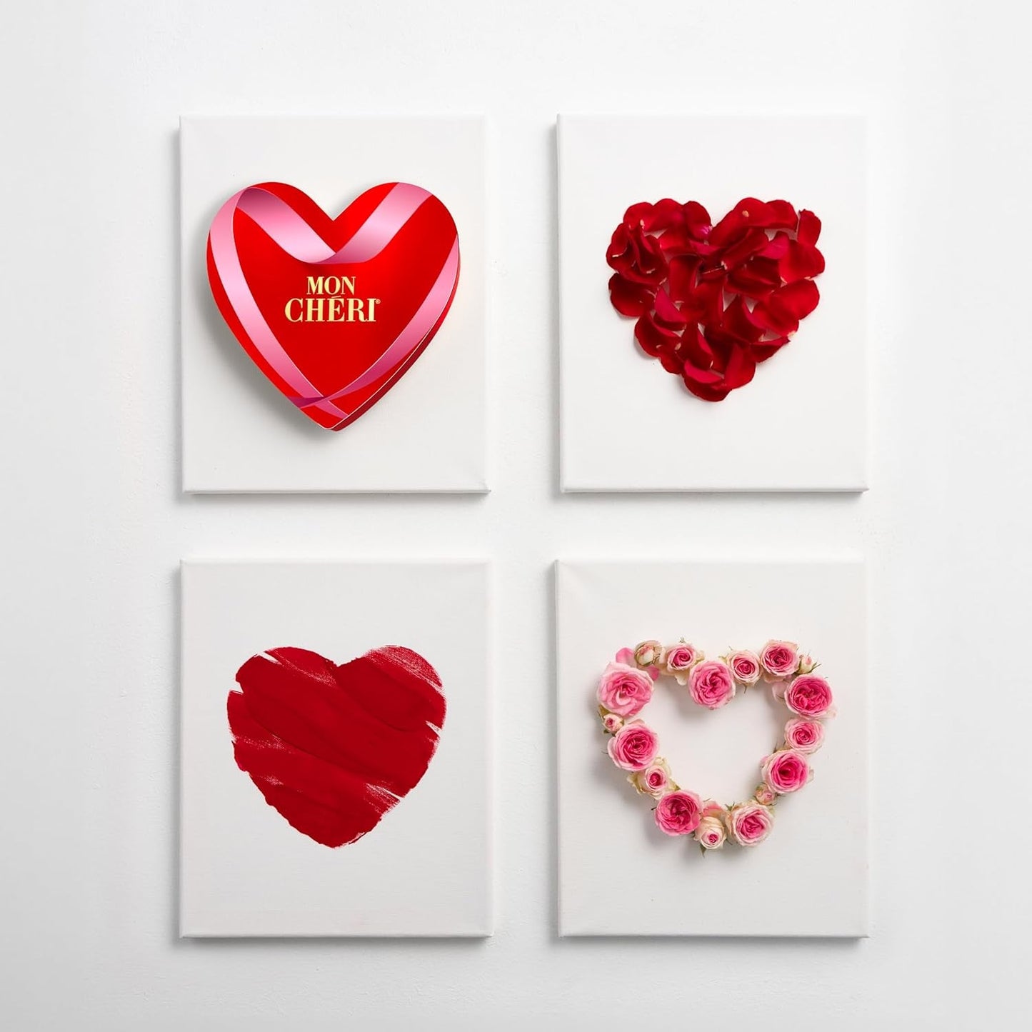 Corazón Ferrero Mon Chéri - Regalo de chocolate de San Valentín para él y para ella - Chocolate crujiente, licor de frutas y cerezas aromatizadas - Para San Valentín, Día de la Madre y Pascua - 1 paquete 147 g