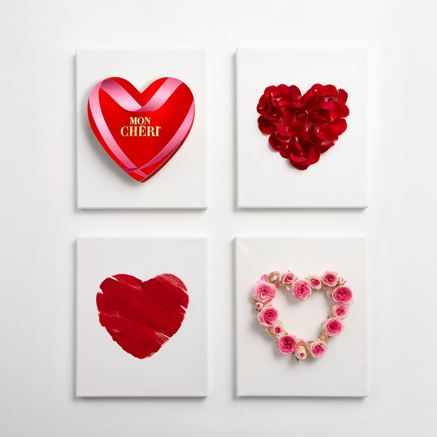 Corazón Ferrero Mon Chéri - Regalo de chocolate de San Valentín para él y para ella - Chocolate crujiente, licor de frutas y cerezas aromatizadas - Para San Valentín, Día de la Madre y Pascua - 1 paquete 147 g