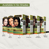 Color de cabello en gel sin daños naturales de Indus Valley | Sin amoniaco, vegano y libre de crueldad animal | Hasta 100% de cobertura de canas, resultados duraderos | Castaño claro 5.0 (20 gramos + 200 ml) Tinte para el cabello Naty Shop