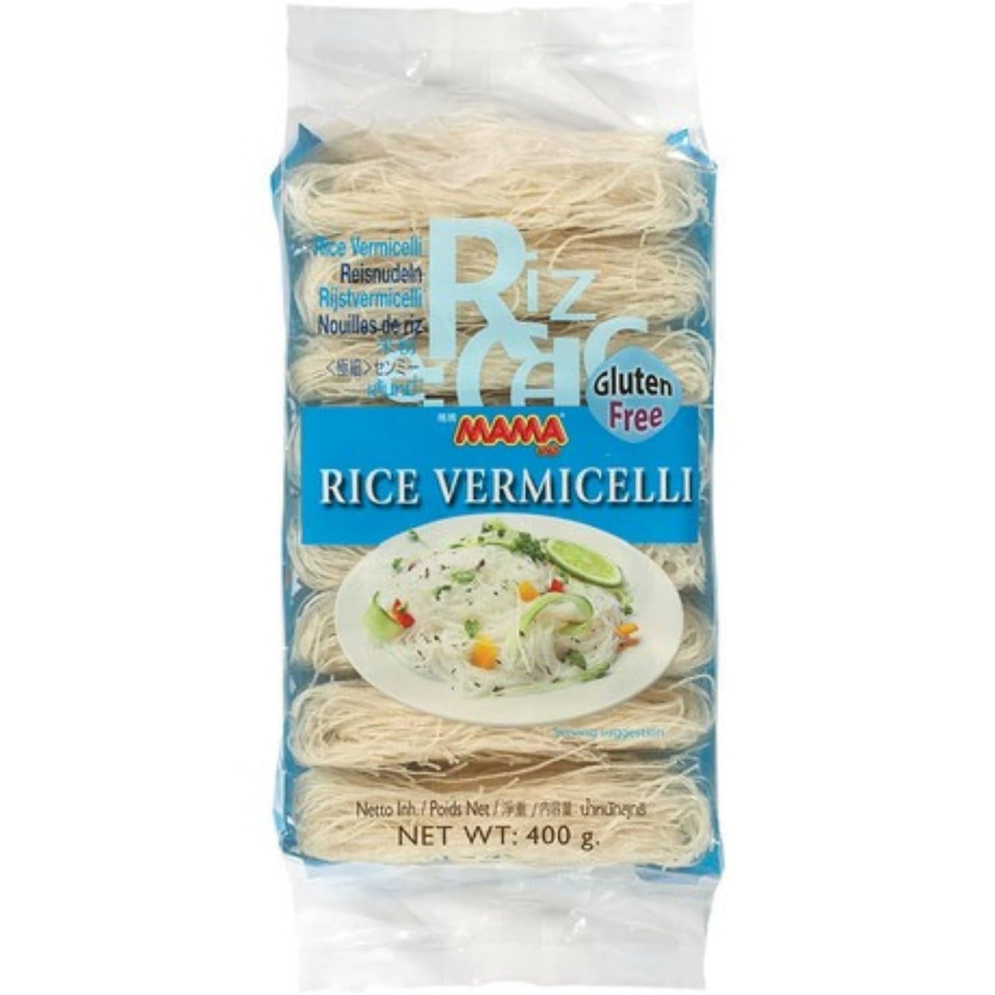 MAMA - Fideos de arroz - Paquete múltiple (30 x 400 g)