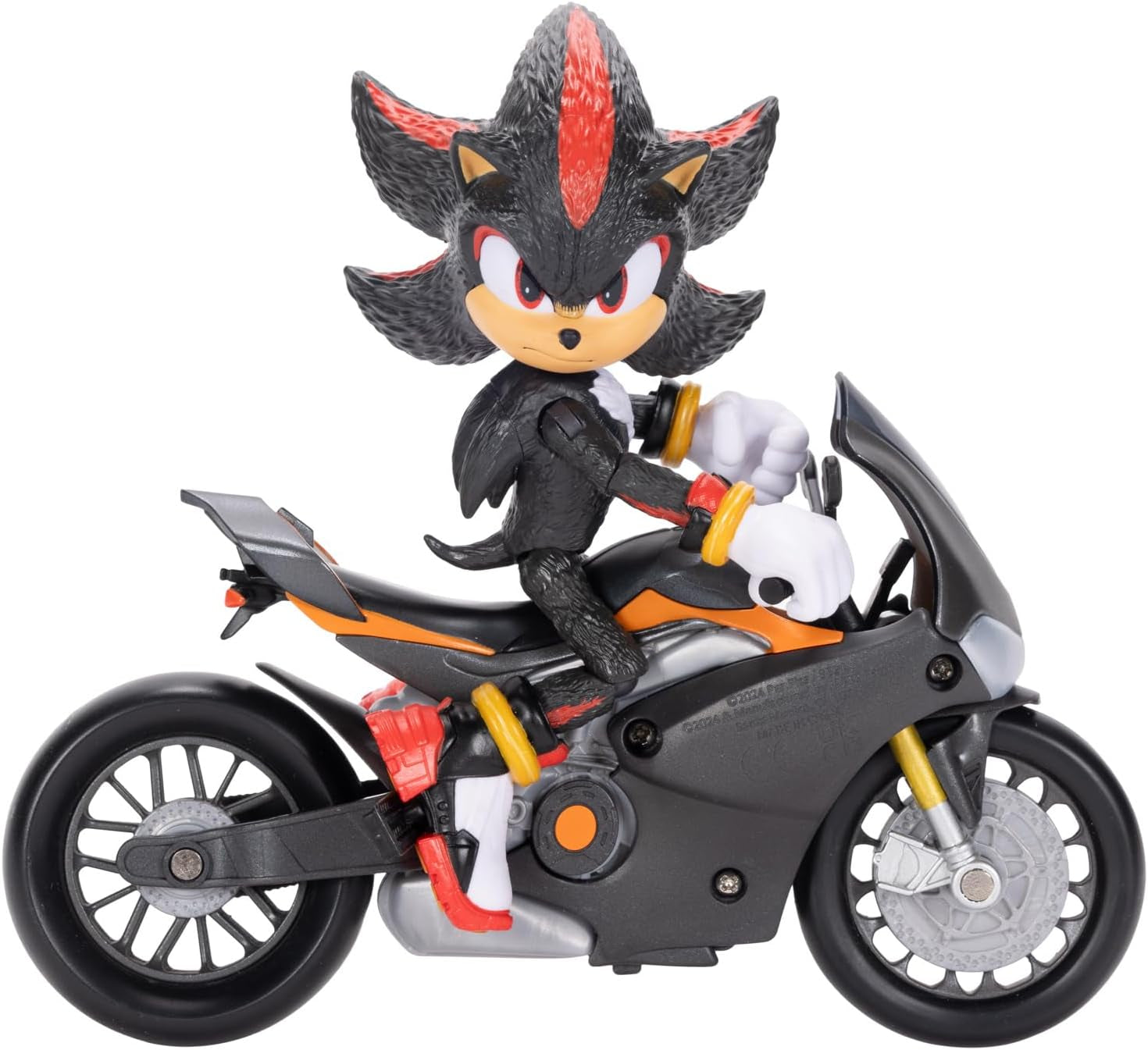 Figura Sonic 3 The Movie Shadow, 15 cm, móvil, incluido Shadow Mobile de Jakks Pacific, acústico, negro Figuras de acción Naty Shop Título predeterminado