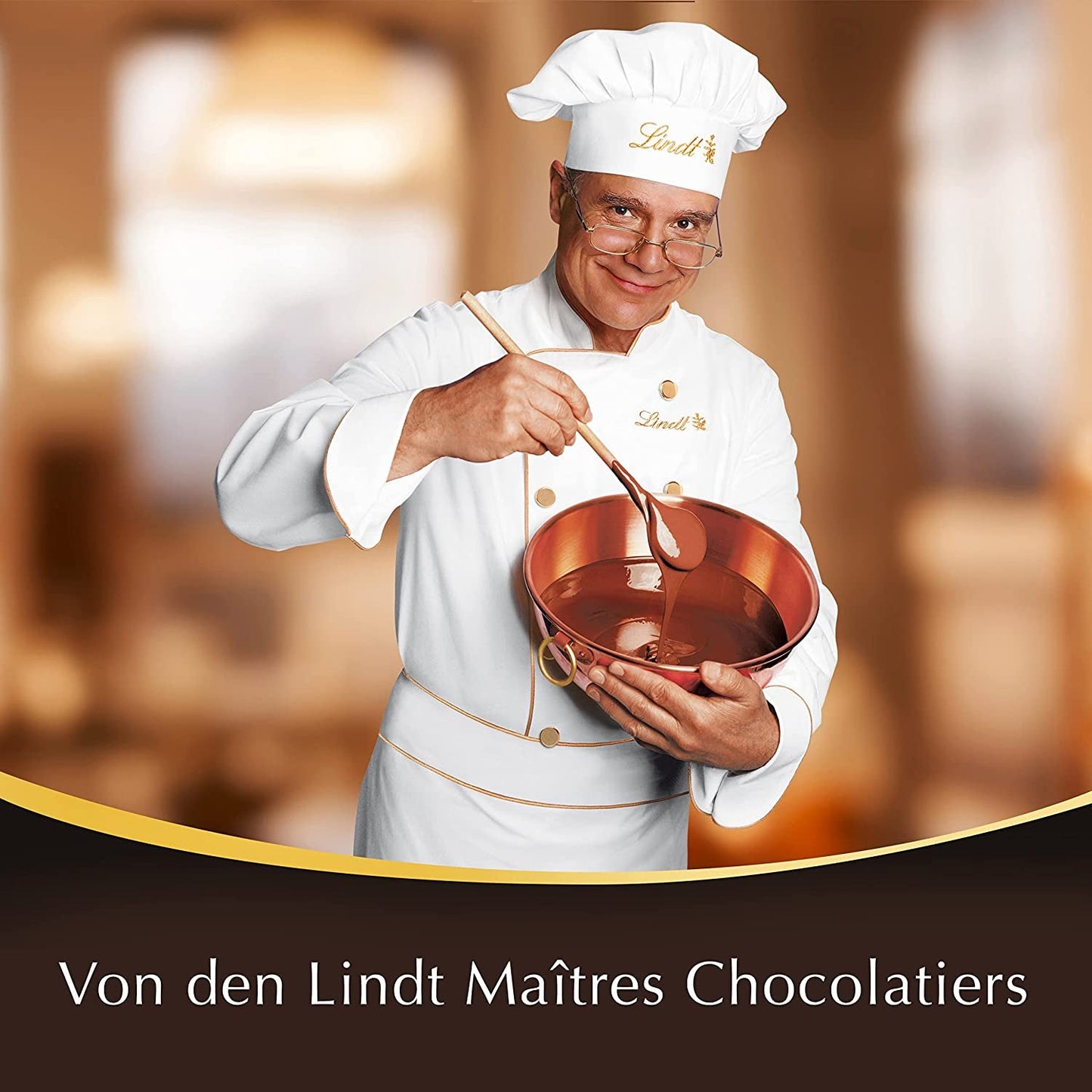 Palitos de chocolate negro Lindt Chocolate LINDOR | 24 barras de chocolate x 37g | Con un suave relleno de chocolate negro que se deshace en la boca con un 60% de cacao | Regalo de chocolate | Regalo de chocolate | paquete a granel