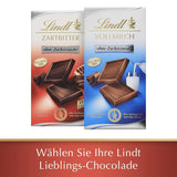 Chocolate Lindt | Barra de chocolate negro sin azúcares añadidos | 100g | El mejor chocolate negro con 55% cacao, sin azúcares añadidos y sin gluten | Barra de chocolate sin gluten
