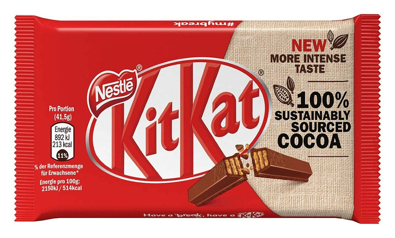 Barras de chocolate Nestlé Classic, barras de oblea crujientes de chocolate con leche, paquete de 48 (24 x 41,5 g)