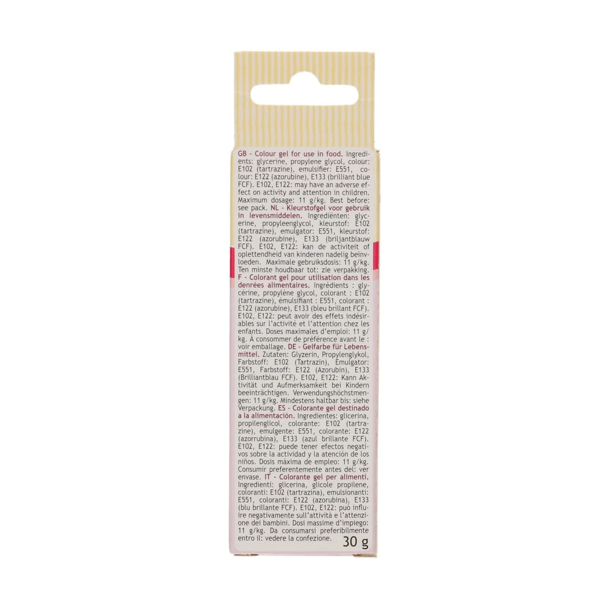Colorante alimentario Funcakes, gel marrón: Colorante alimentario altamente concentrado para masas, natas, fondant y mazapanes. Fácil dosificación. Una sola gota para crear colores vibrantes. Halal. 30 gramos.