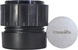 CONQUECO Máquina de espresso para coche de 12 V: Máquina de espresso portátil con batería para acampar y viajar - Calentamiento rápido en 2,5 minutos - 8 tazas de espresso en una sola carga