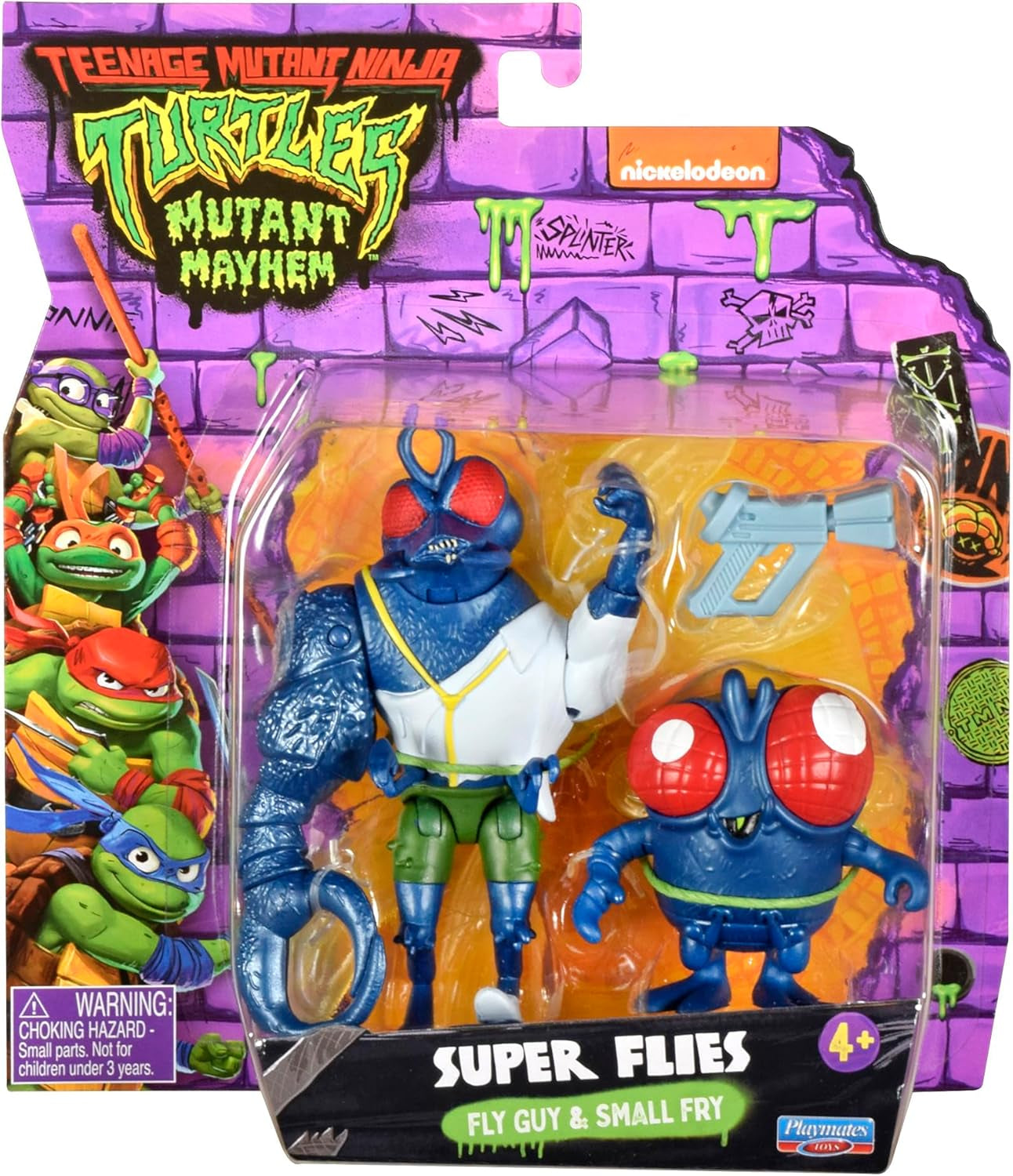 Tortugas NINJA MUTANTES ADOLESCENTES - Figura Básica Ray Fillet Figuras de acción Naty Shop Fly Guy Small Fly