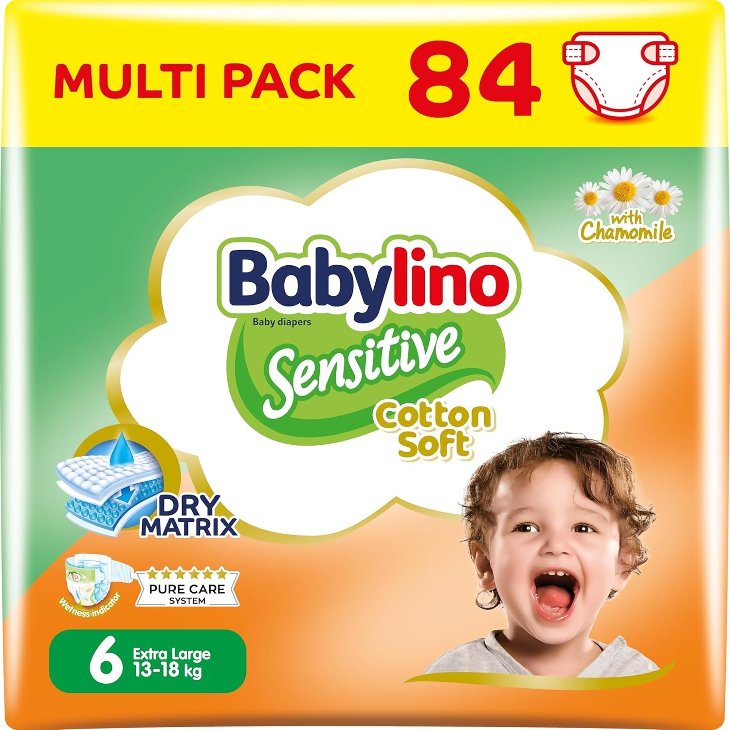 Pañales para bebé Sensitive talla 4, Maxi (8-13 kg), 20 piezas