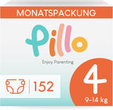 Pañales Pillo 3 - Caja de 168 pañales, 6 paquetes de 28 pañales cada uno, talla 3 - Midi (6-10 kg) - Pañales para bebés