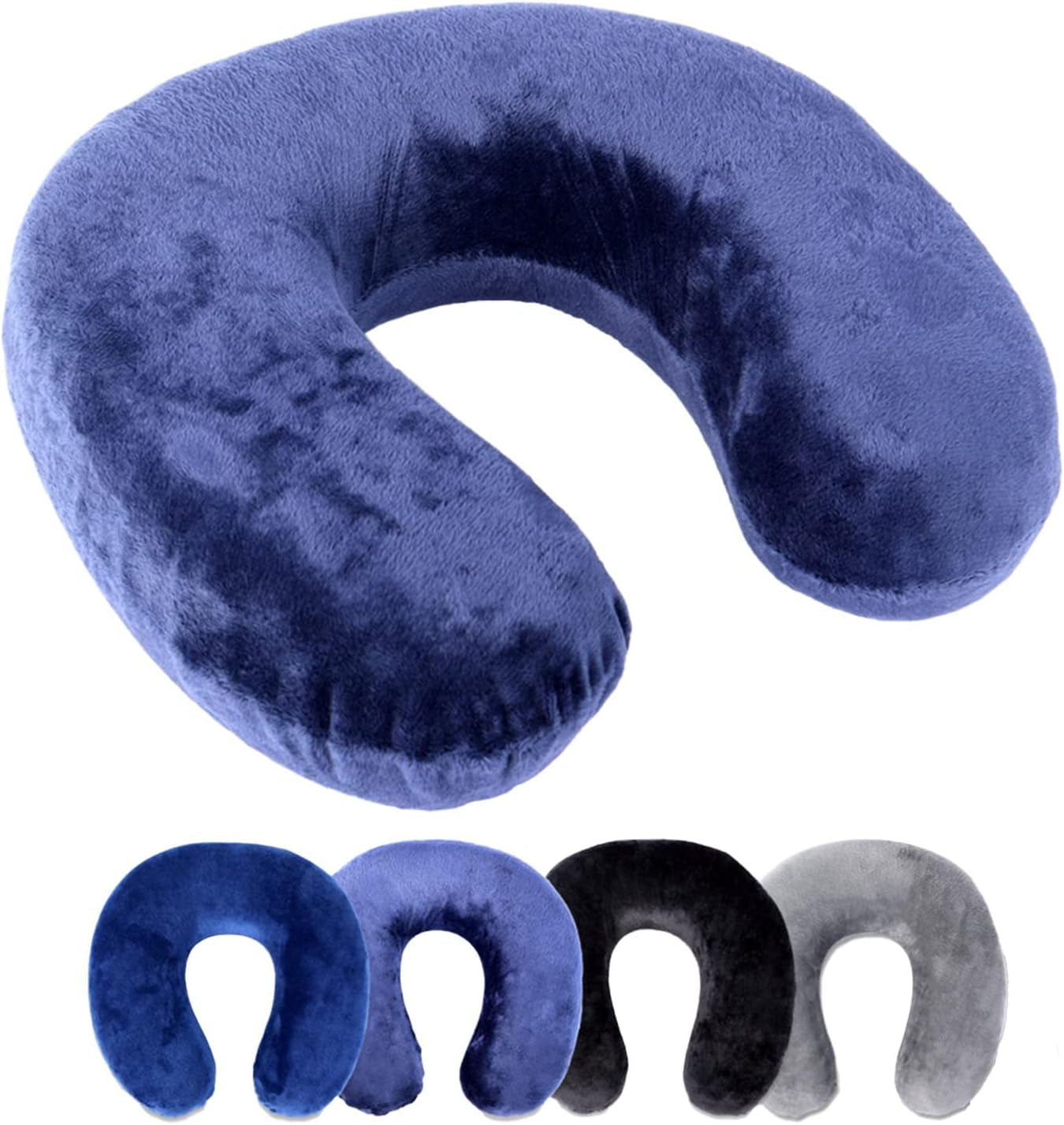 Almohada de cuello Rocco eK, 4 colores disponibles, almohada de viaje, almohada de soporte para el cuello, almohada ortopédica de soporte para el cuello, espuma viscoelástica