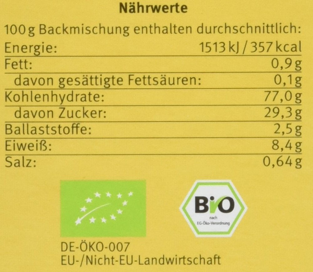 Demeter Bauck Hof Bio Dinkel Wafflen, 200 G Mezcla para hornear y cocinar Naty Shop