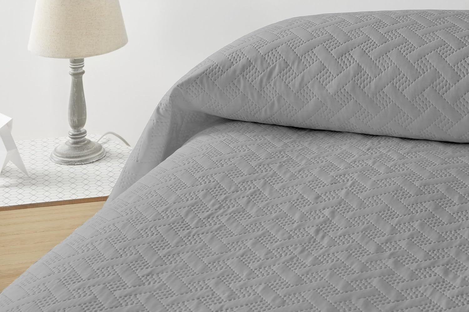 LISO - Colcha De 105 Cm - Colcha Cama Bouti - Primavera Y Verano - 200X260 Cm - Camas Y Mantas Rosa Besuche den Degrees home-Store Cama Gris 180 Cm