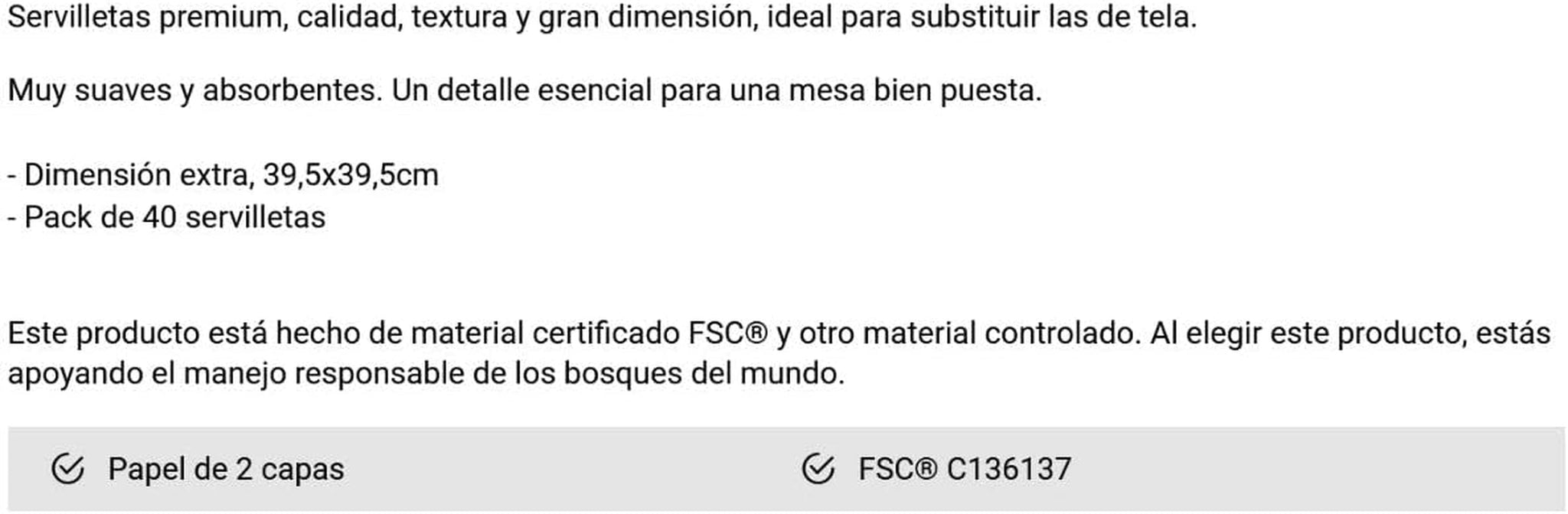 Servilletas de papel Renova, azul dorado - 40 servilletas