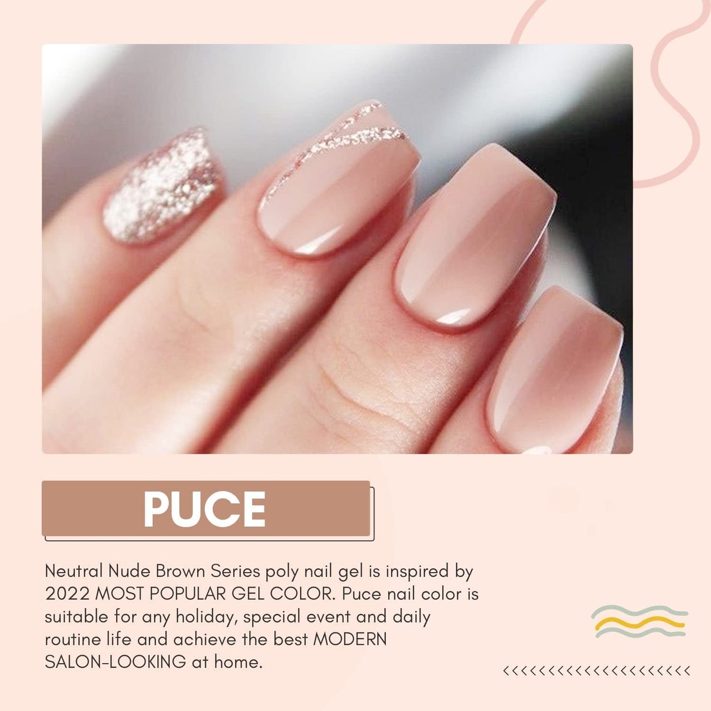 Makartt Poly Nail Extension Gel - Gel de extensión acrílico, gel fortalecedor de uñas, decoración de uñas, 50 ml (púrpura)