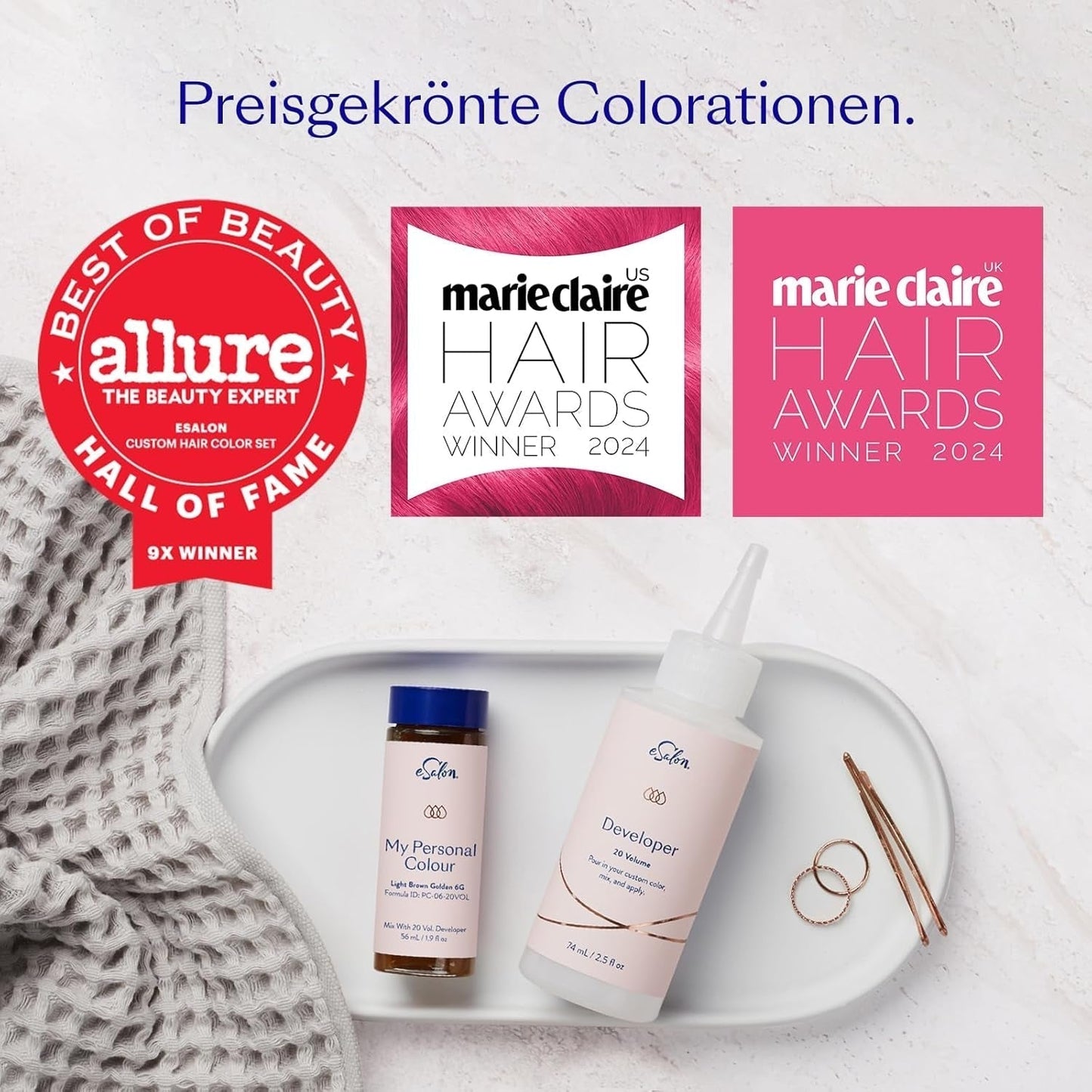 Set de Tinte Capilar Permanente Cobertura 100% de Canas Coloración Casera Tintes Capilares 0% Amoniaco Tintes Capilares Multidimensionales Tintes Capilares Profesionales Naty Shop Tinte Capilar