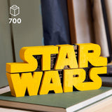 LEGO Star Wars 75407 Ladrillos con el logotipo de Star Wars - Set de construcción para coleccionar por adultos - Modelo de cultura pop - pieza de exhibición de escritorio - Idea de regalo para fanáticos de adultos y adolescentes Juegos de construcción Besuche den LEGO-Store