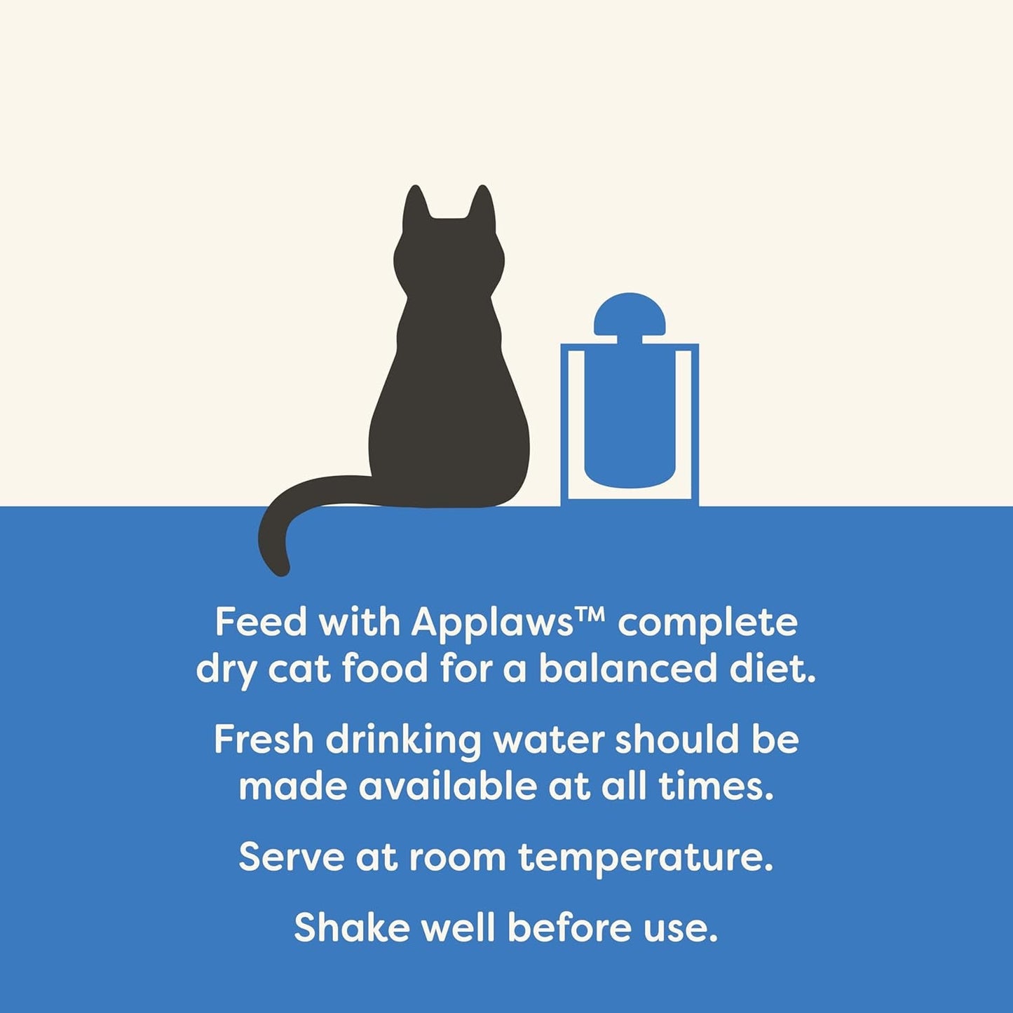 Applaws Comida húmeda para gatos 100% natural - Sopa de huesos de pescado con atún, 12 sobres filtrantes x 85 g