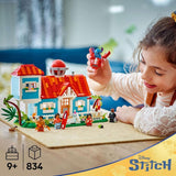 LEGO Ç€ Casa de Playa Disney de "Lilo y Stitch" - Juguete para construir con 6 habitaciones, observatorio, nave espacial y 5 minifiguras - regalo de cumpleaños para niñas y niños mayores de 9 años y fans 43268 Besuche den LEGO-Store juegos de construcción