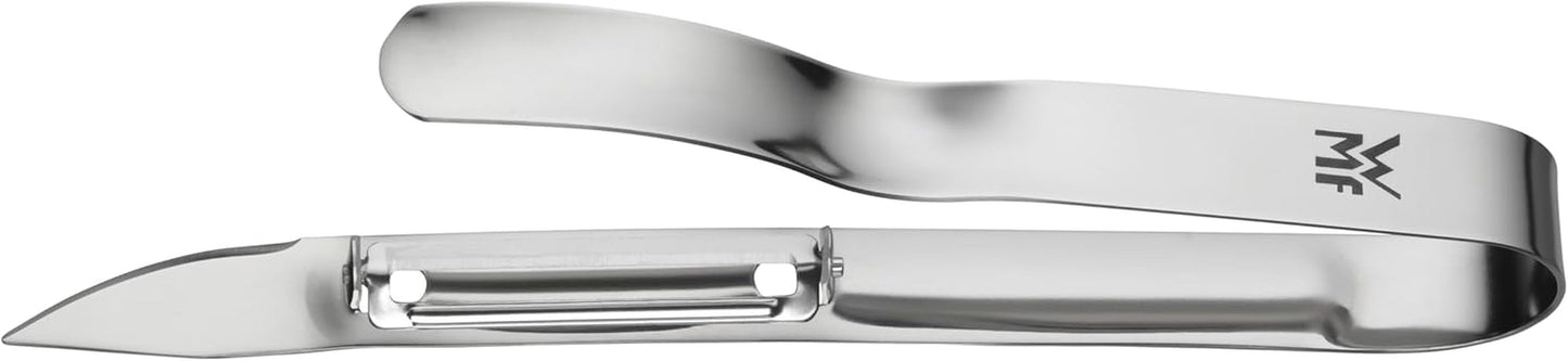 Pelador de espárragos WMF Gourmet 17 cm, acero inoxidable Cromargan Peeler Naty Shop Spargelschäler