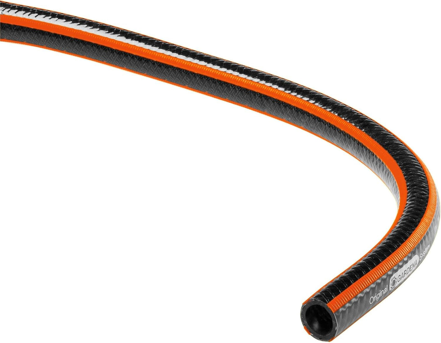Manguera Gardena Comfort FLEX de 19 mm (3/4"), 25 m: Manguera de jardín flexible y estable con perfil Power-Grip, de material en espiral de alta calidad, presión de estallido de 25 bar, sin componentes del sistema (18053-20)