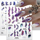 6 colores pegatinas de uñas de mármol bronceador pegatinas autoadhesivas plateadas pegatinas de uñas de mármol flor pegatinas de uñas de mármol 3D accesorios de diseño pegatinas de arte de uñas juego de pegatinas de uñas lámina de uñas