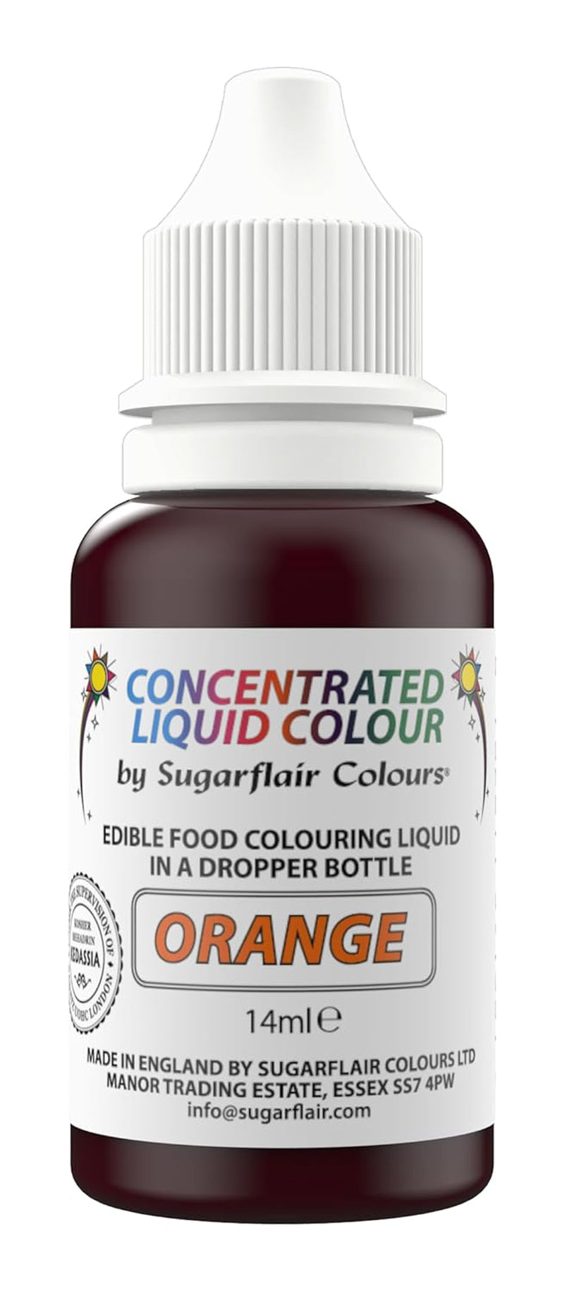Sugarflair - Gotas comestibles líquidas de color verde primavera - Color alimentario de crema de mantequilla con pasta de azúcar - Aerógrafo - 14 ml
