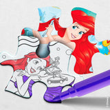 Lisciani - DISNEY Puzzle Ariel - Recrea y colorea las escenas de tus cajas favoritas - A partir de 7 años - ROMPECABEZAS GRANDE de 250 piezas - Fomenta la destreza Puzzle Naty Shop