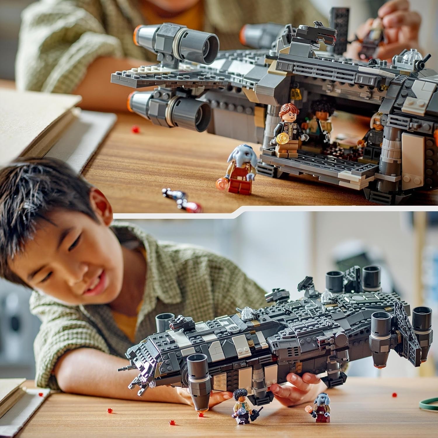 LEGO Star Wars: Skeleton Crew Onyx Cinder, nave espacial de juguete coleccionable y para construir para niños y niñas con 5 personajes, idea de regalo para fans a partir de 10 años 75374 Juegos de construcción Besuche den LEGO-Store