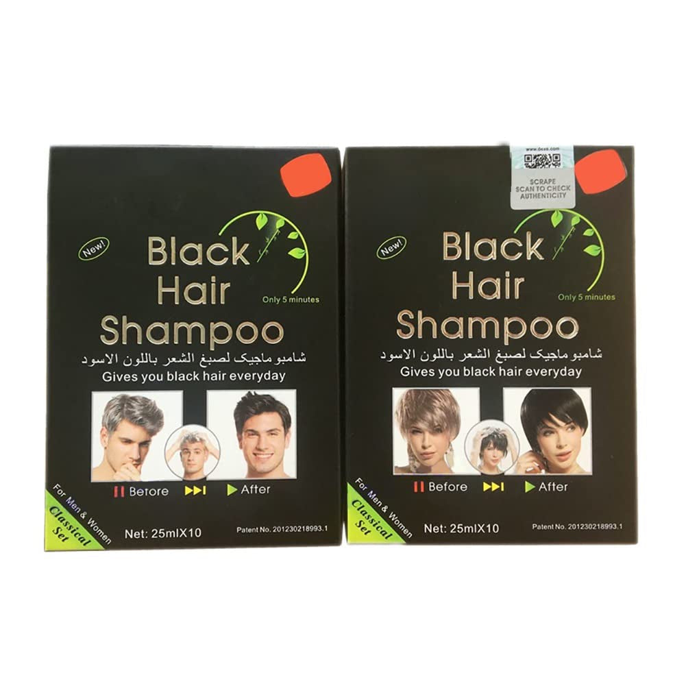 Color de cabello instantáneo Champú para tinte negro Dura 30 días Ingredientes naturales Naty Shop Tinte para el cabello