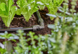 Sistema de riego por microgoteo Gardena, pieza en L de 13 mm (1/2"): conector de tubería para invertir tuberías de suministro de 13 mm, montaje sin herramientas, reutilizable (13202-20)