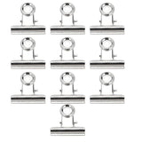 10 piezas Clips de uñas Clip de metal Clip de extensión de uñas Herramienta de arte de uñas Fijador de fibra de vidrio Accesorios de arte de uñas Equipo práctico duradero Salón de bricolaje para el hogar