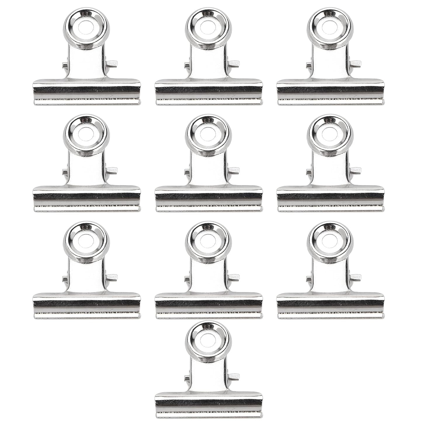 10 piezas Clips de uñas Clip de metal Clip de extensión de uñas Herramienta de arte de uñas Fijador de fibra de vidrio Accesorios de arte de uñas Equipo práctico duradero Salón de bricolaje para el hogar
