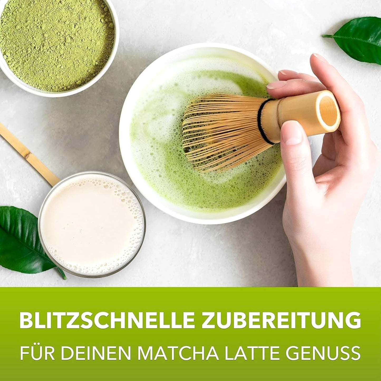 Matchamagic: matcha latte en polvo orgánico de Japón con azúcar de flor de coco para un delicioso té