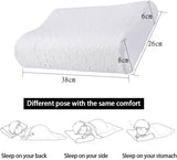 Almohada viscoelástica infantil 3-12 años Almohada infantil Almohada ortopédica Con viscoelástica Almohada viscoelástica Con funda desenfundable 100% algodón (3-12 años) Almohadas ortopédicas cervicales Naty Shop